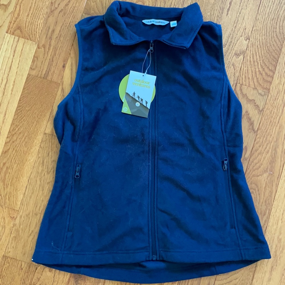 Outdoor Ventures Fleece Vest Navy L